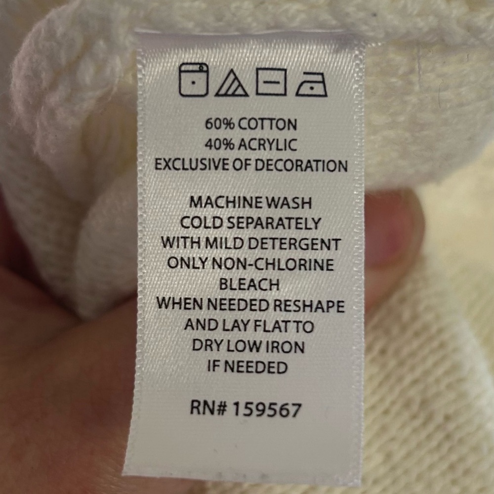 Willow & Wind Floral Flower Power Cropped Cardigan Sweater Women's Size Medium - Picture 5 of 6